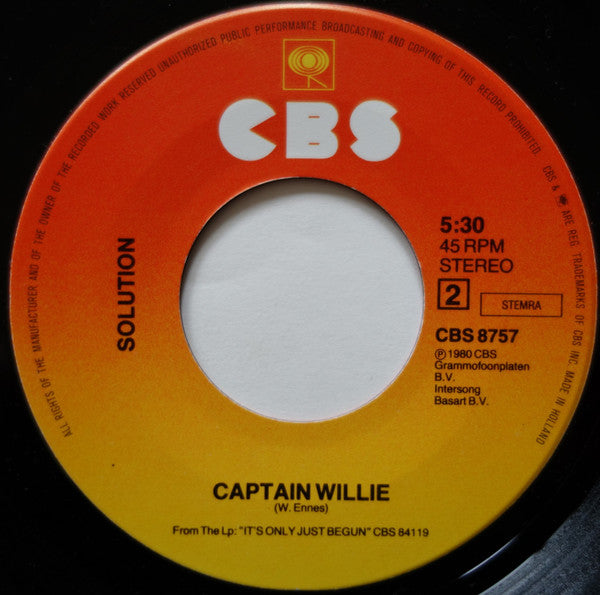 Solution (4) : On My Own (7", Single)