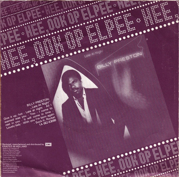 Billy Preston & Syreeta : With You I'm Born Again (7", Single)