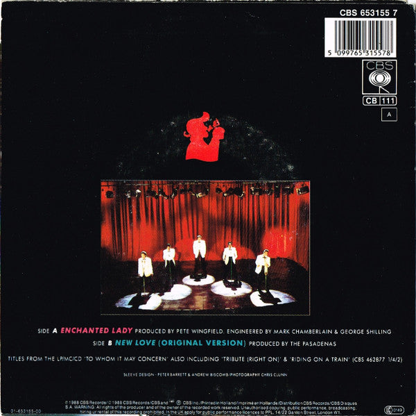 The Pasadenas : Enchanted Lady (7", Single)