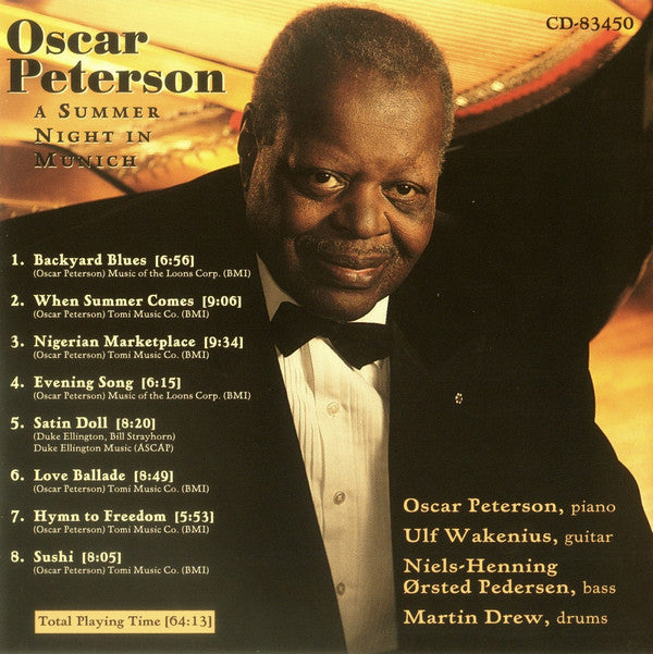 Oscar Peterson : A Summer Night In Munich (CD, Album)