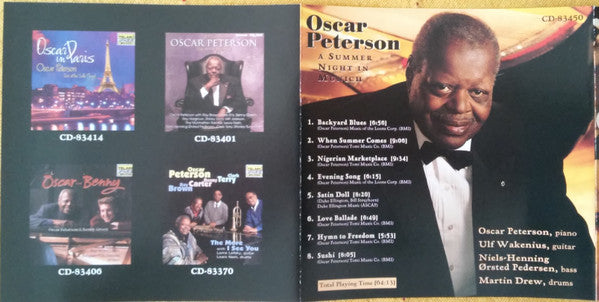 Oscar Peterson : A Summer Night In Munich (CD, Album)