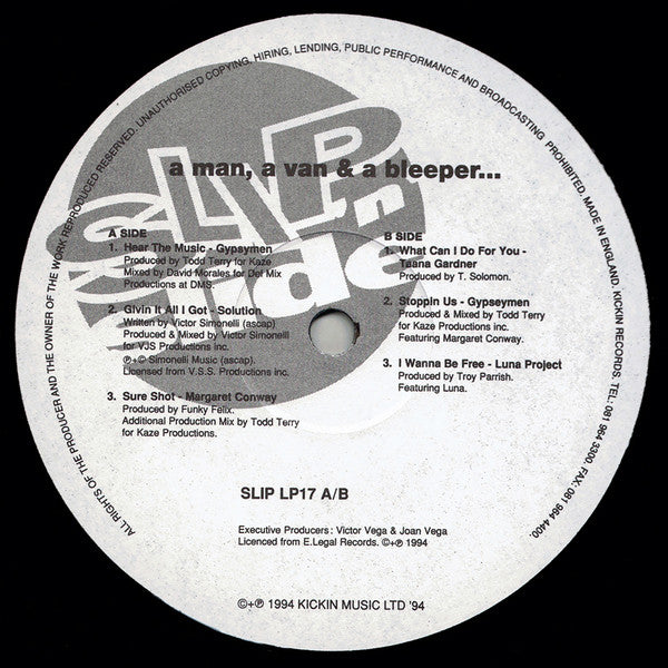 Various : A Man, A Van & A Bleeper... (2xLP, Comp)