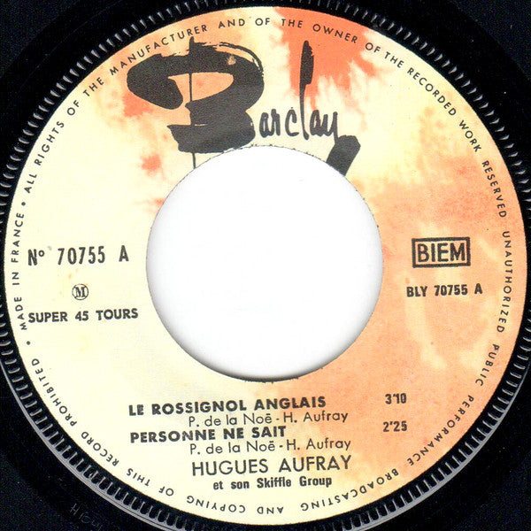 Hugues Aufray : Le Rossignol Anglais (7", EP)