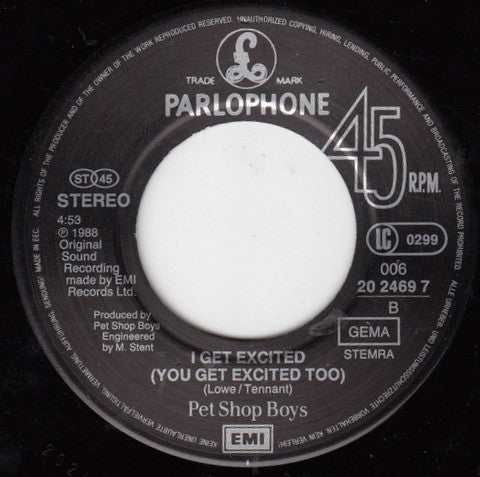 Pet Shop Boys : Heart (7", Single, Nei)
