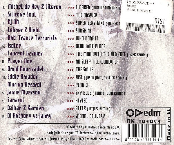 Various : Natural Elements 11 (CD, Mixed)