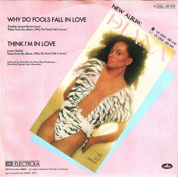 Diana Ross : Why Do Fools Fall In Love (7", Single)