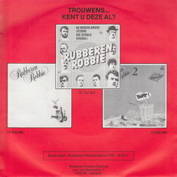 Rubberen Robbie : Meer Nederlandse Sterre (Holland Olé) (7", Single)
