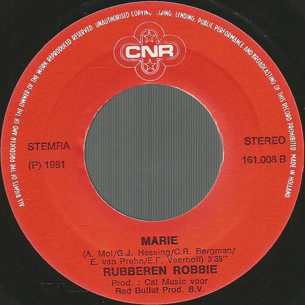 Rubberen Robbie : Meer Nederlandse Sterre (Holland Olé) (7", Single)