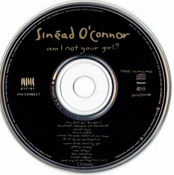 Sinéad O'Connor : Am I Not Your Girl? (CD, Album)