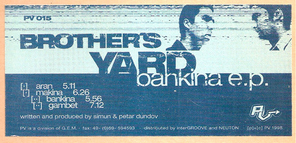 Brother's Yard : Bankina E.P. (12", EP)