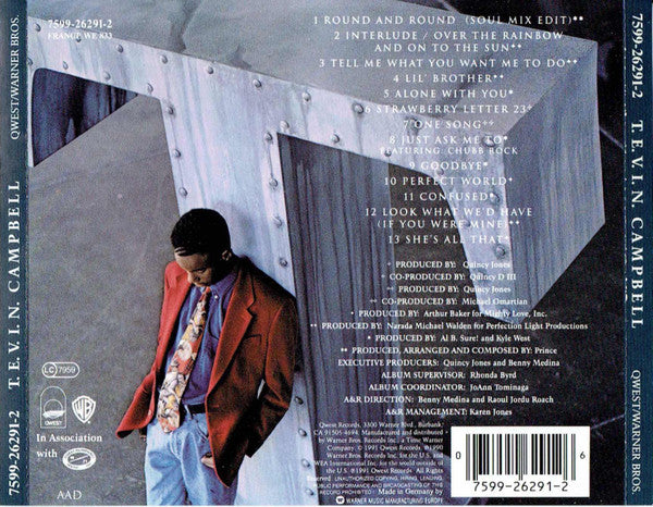 Tevin Campbell : T.E.V.I.N. (CD, Album)