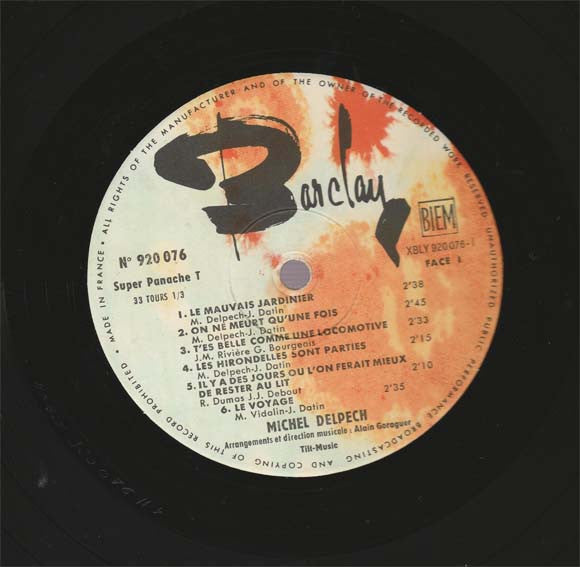 Michel Delpech : Michel Delpech (LP, Album)