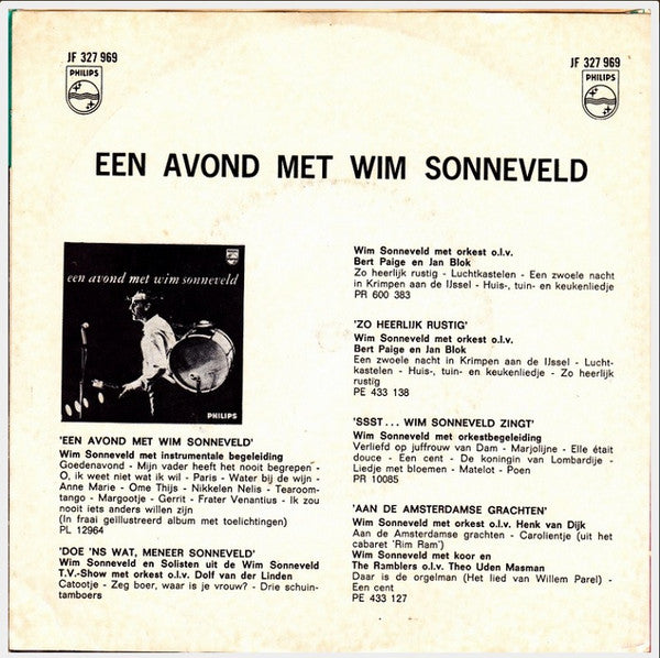 Wim Sonneveld : Tearoom - Tango / Gerrit (7", Single, Mono)
