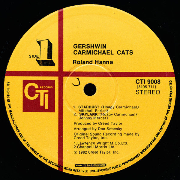 Roland Hanna : Gershwin Carmichael Cats (LP, Album, Gat)