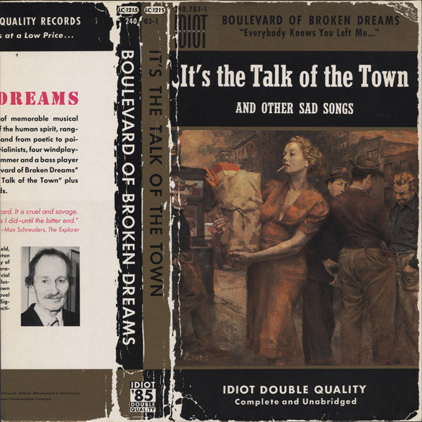 The Boulevard Of Broken Dreams Orchestra : It's The Talk Of The Town (And Other Sad Songs) (LP, Album)