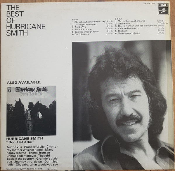 Hurricane Smith : The Best Of (LP, Comp)