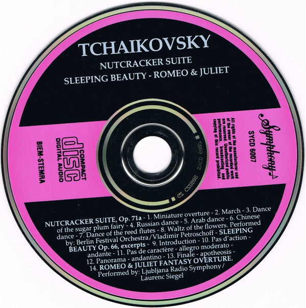 Pyotr Ilyich Tchaikovsky : Nutcracker Suite - Sleeping Beauty - Romeo & Juliet (CD)
