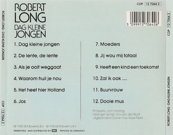 Robert Long : Dag Kleine Jongen (CD, Album, RE)