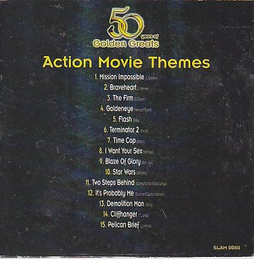 Unknown Artist : Action Movie Themes (CD, Album, RM)