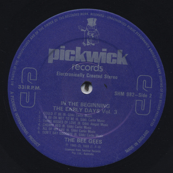 Bee Gees : In The Beginning - The Early Days Vol. 3 (LP, Comp, Ele)