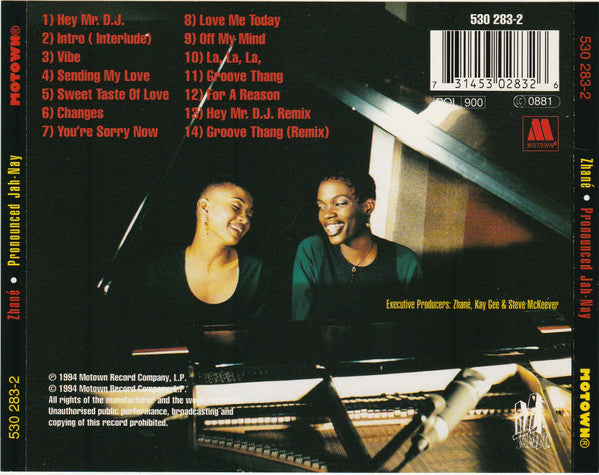 Zhané : Pronounced Jah-Nay (CD, Album)