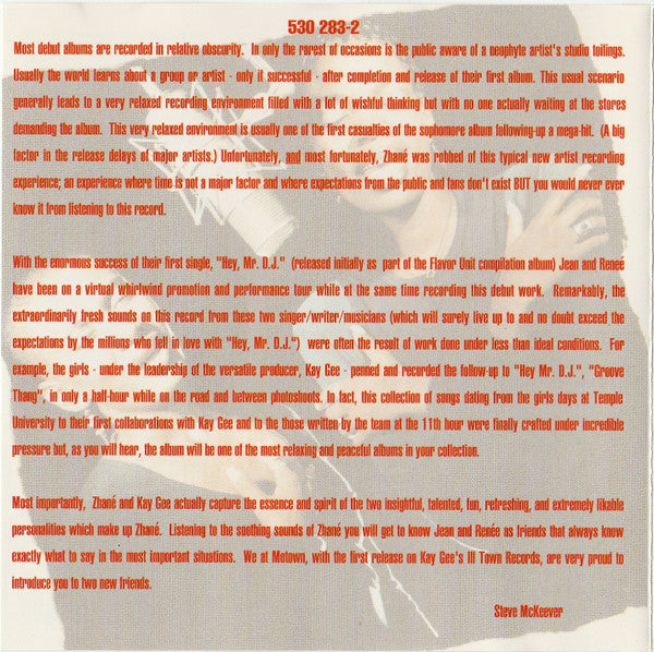 Zhané : Pronounced Jah-Nay (CD, Album)