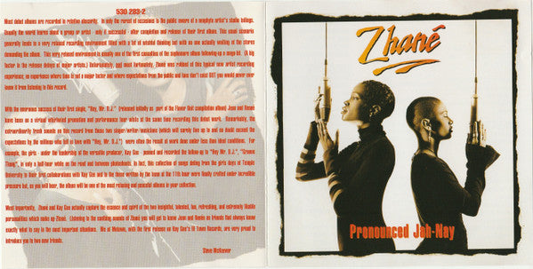 Zhané : Pronounced Jah-Nay (CD, Album)