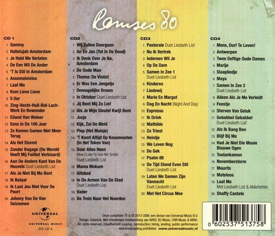 Ramses Shaffy : Ramses 80 (4xCD, Comp)