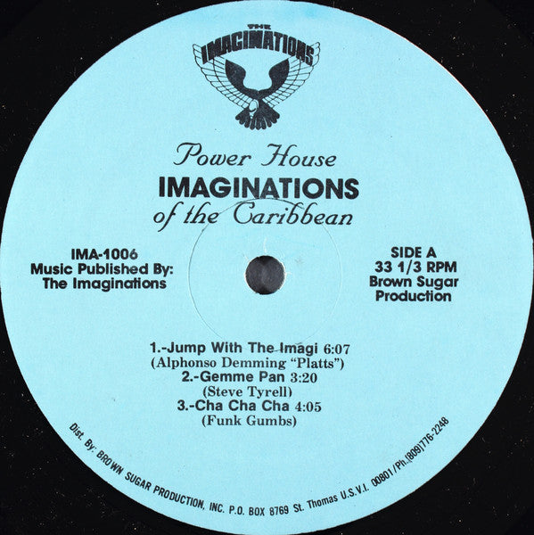 The Imaginations (2) : Power House Of The Caribbean  (LP, Album)