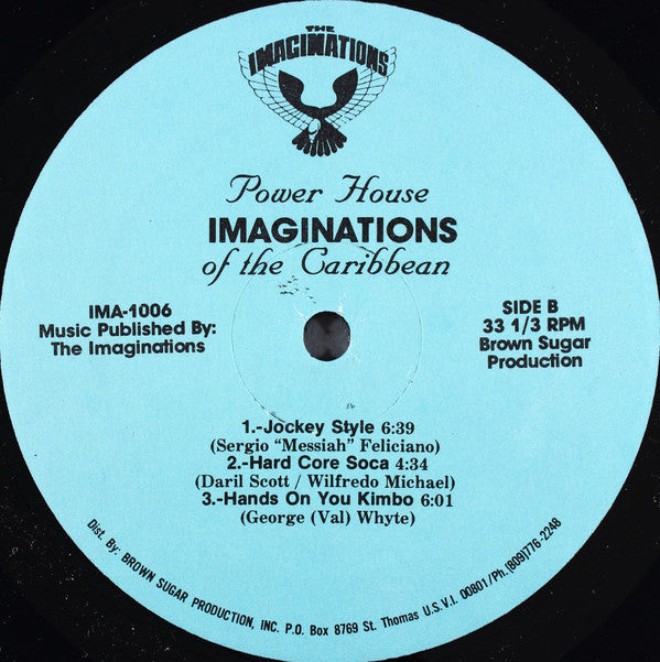The Imaginations (2) : Power House Of The Caribbean  (LP, Album)