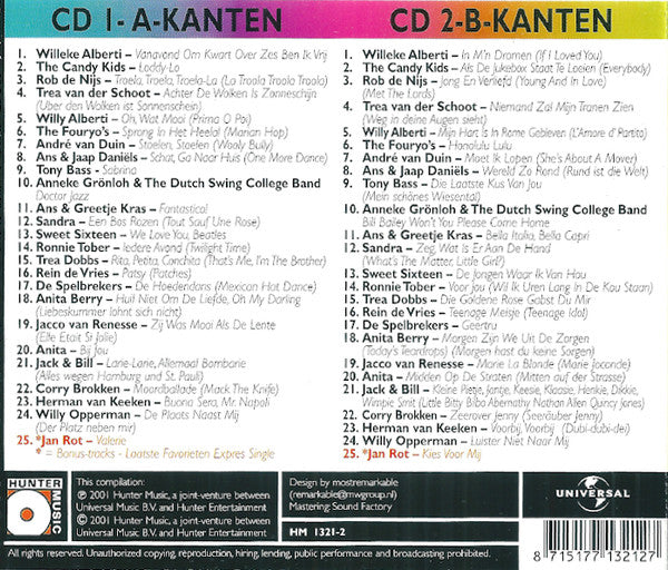 Various : Favorieten Expres 3 (Originele Singles - A En B Kanten) (2xCD, Comp, Enh)