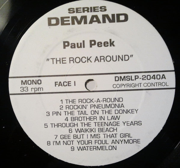 Paul Peek : Rock-A-Round With Paul Peek (LP, Album, Ltd)