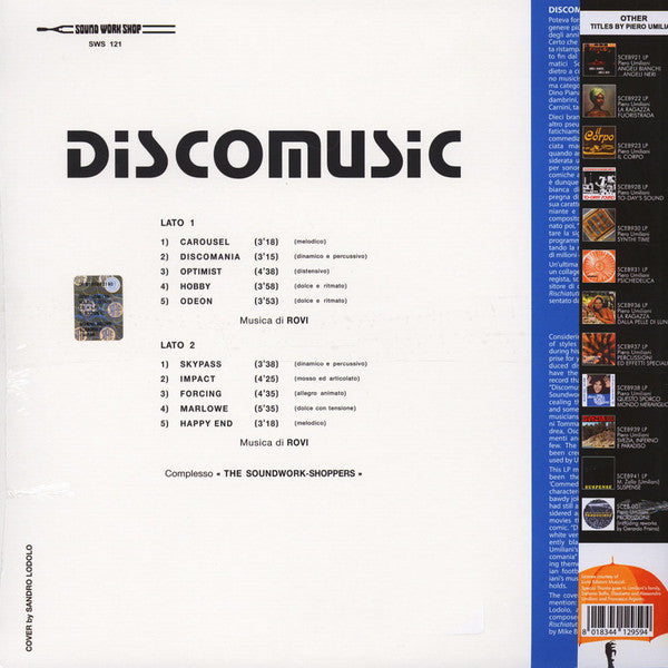 The Soundwork-Shoppers : Discomusic (LP, Album, RE + CD, Album, RE)