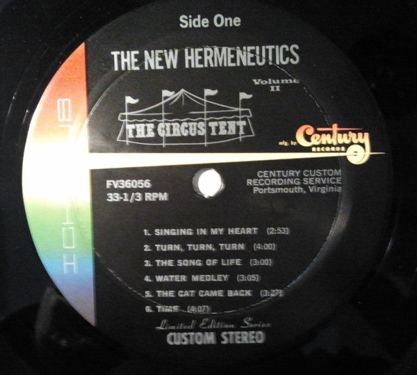 The New Hermeneutics : Volume II (LP, Album, Ltd)