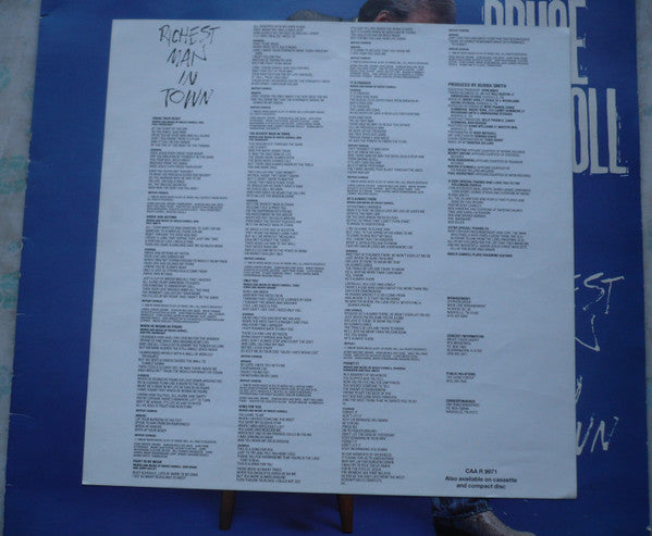 Bruce Carroll : Richest Man In Town (LP, Album)