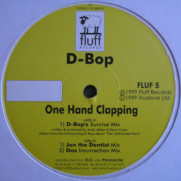D-Bop : One Hand Clapping (12")