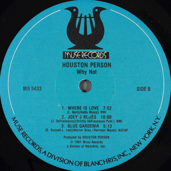 Houston Person : Why Not! (LP, Album)