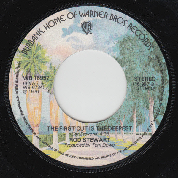 Rod Stewart : I Don't Want To Talk About It (7", Single)