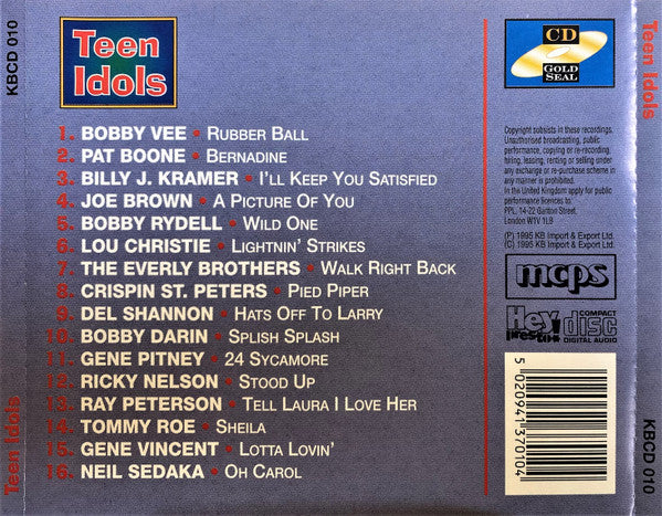 Various : Teen Idols (CD, Comp)