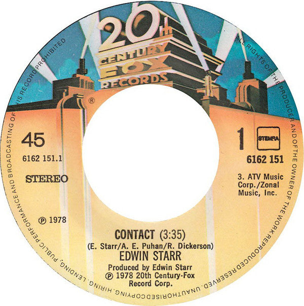 Edwin Starr : Contact (7", Single)