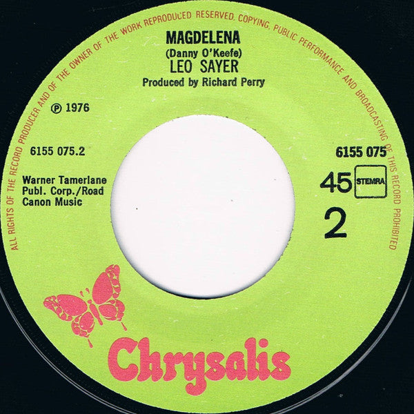 Leo Sayer : You Make Me Feel Like Dancing (7", Single)