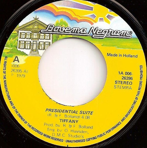 Tiffany (9) : Presidential Suite (7", Single)