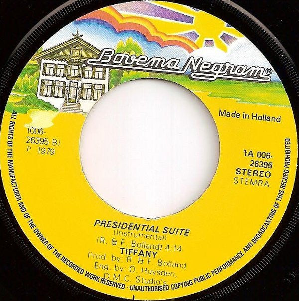 Tiffany (9) : Presidential Suite (7", Single)