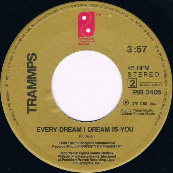 The Trammps : Save A Place (7", Single)