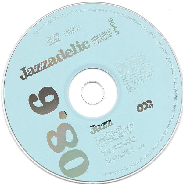 Various : Jazzadelic 08.6 High-Fidelic Jazz Vibes (CD, Comp, Promo)