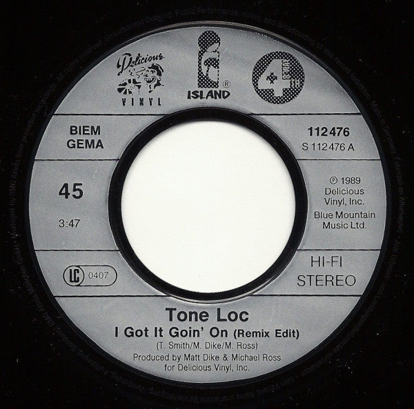 Tone Loc : I Got It Goin' On (7", Single)