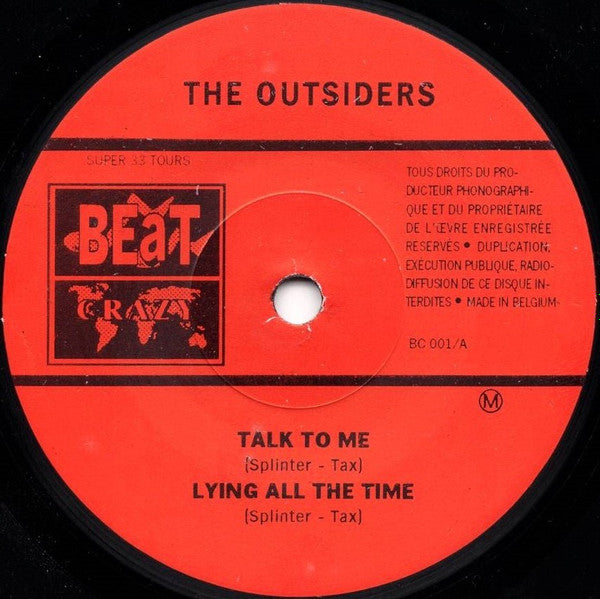 The Outsiders (5) : The Outsiders (7", EP, Mono)