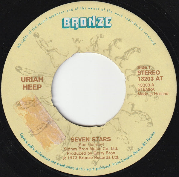 Uriah Heep : Seven Stars  (7", Single)