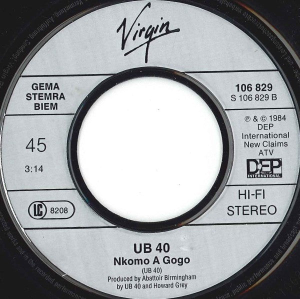 UB40 : If It Happens Again (7", Single)