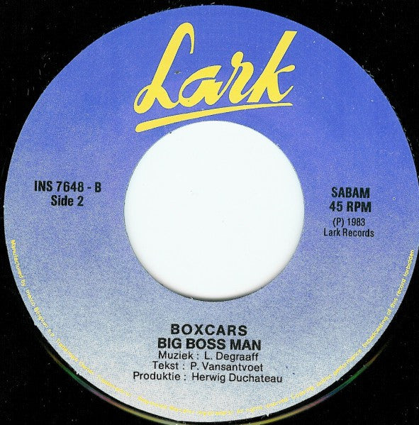The Boxcars : I Need You / Big Boss Man (7", Single)